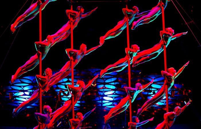 circus act in Las Vegas