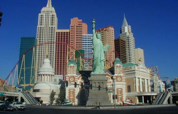 a picture of a part of the Lass Vegas Boulevard Strip